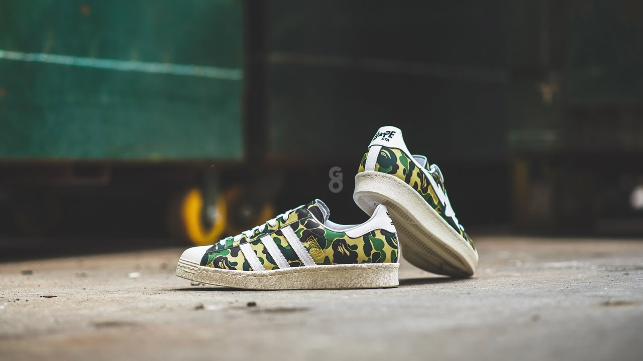 Giày Adidas BAPE x Superstar 80s 'ABC Camo' GZ8981 - Ảnh 7
