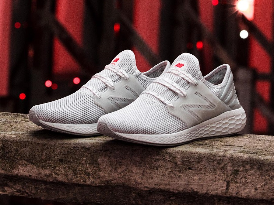 Giày New Balance Fresh Foam Cruz 'White Red' MCRUZRW2D - Ảnh 4