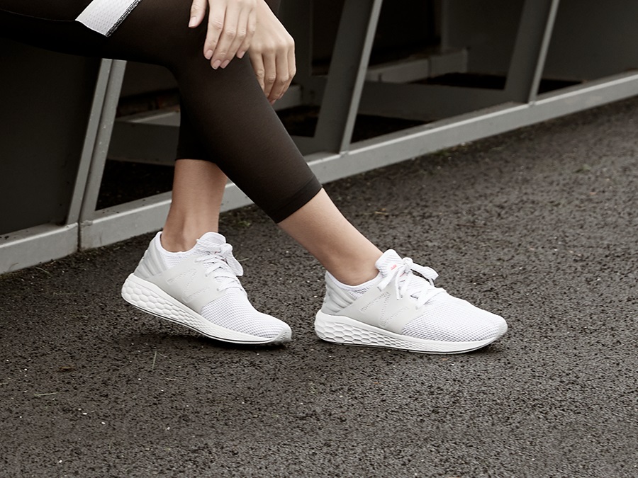 Giày New Balance Fresh Foam Cruz 'White Red' MCRUZRW2D - Ảnh 3