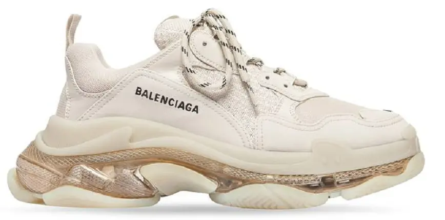 Giày Balenciaga Triple S Trainers Clear Sole 'White' 541624-W2FB1-9005