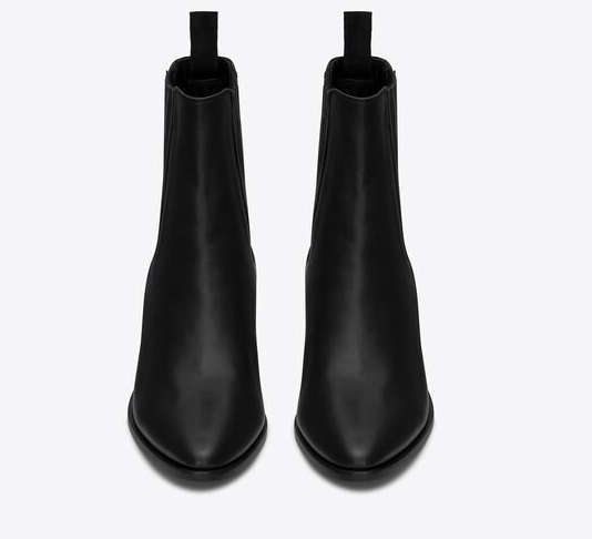 Giày Saint Laurent West Chelse Boots In Smooth Leather 549214CY5001000 - Ảnh 2