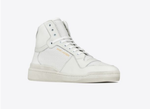 Alternative view of Giày Saint Laurent SL24 Mid Top Sneaker Optic White