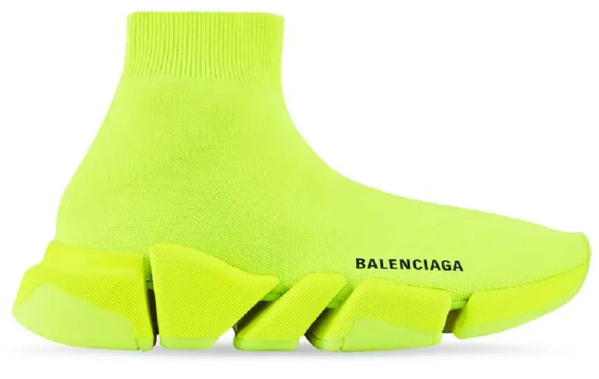 Giày Balenciaga Speed 2.0 Trainers 'Neon Yellow' 617239W2DBH7204