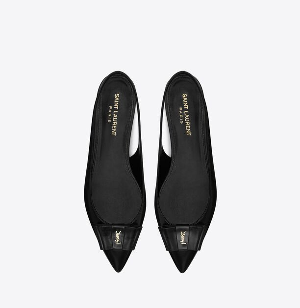 Giay Saint Laurent Anais Slingback 'Black' 6496211ZJ101299