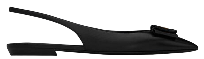 Giay Saint Laurent Anais Slingback 'Black' 6496211ZJ101299