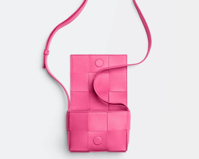 Túi Bottega Veneta Intrecciato 'Pink' 666688-VMAY1-5618 - Ảnh 4
