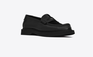 Alternative view of Giày Saint Laurent Teddy Penny Loafer 'Black'