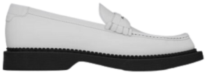 Giày Saint Laurent Teddy Penny Loafer 'White' 66874826Y009030