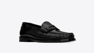 Alternative view of Giày Saint Laurent Le Loafer Monogram Penny Slippers 'Black' 6702311VUVV1000