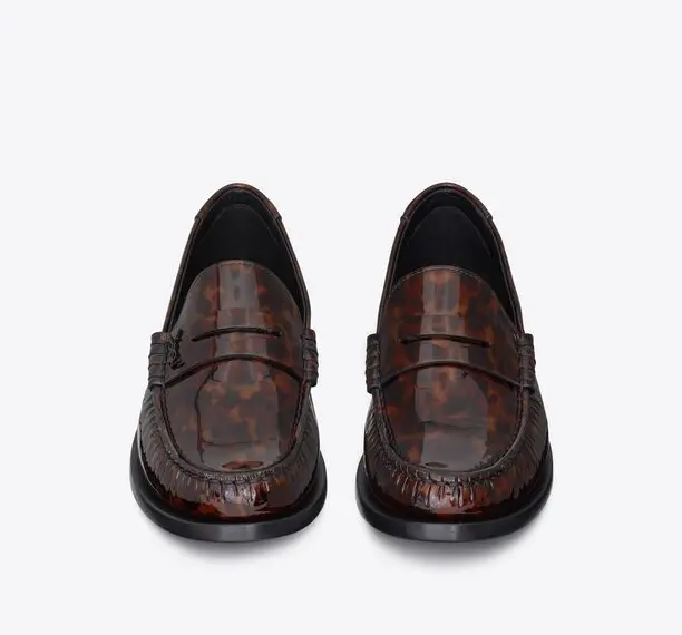 Giay Saint Laurent Le Loafer 'Tortoise Shell' 670231AAARV2094