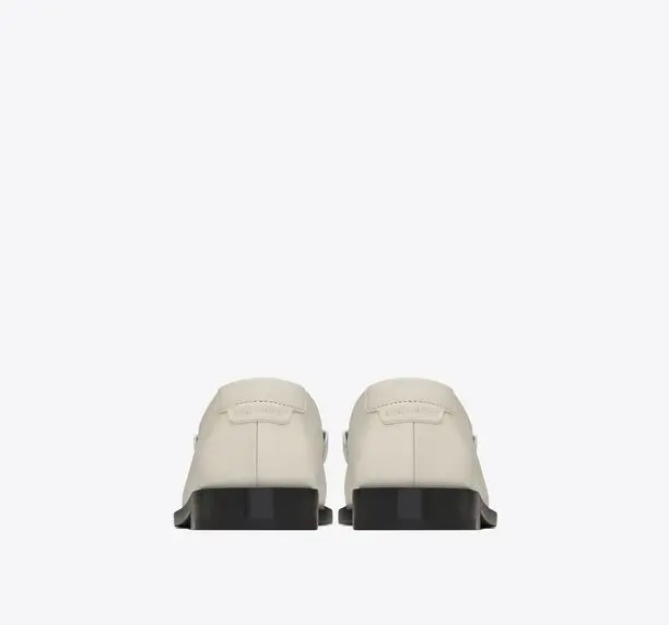 Giay Saint Laurent Le Loafer 'White' 67023218RTT1906