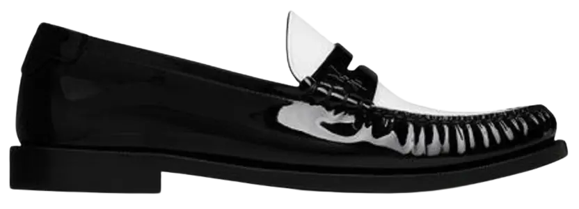 Giay Saint Laurent Le Loafer 'Black White' 670232AAAM61006