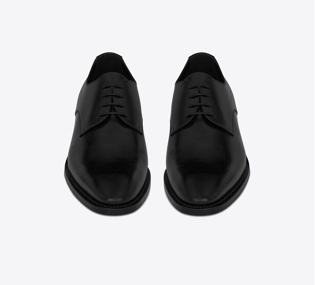 Giày Saint Laurent Adrien Derbies In Smooth Leather 'Black' - Ảnh 3