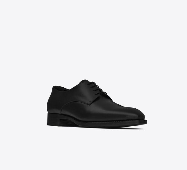 Giày Saint Laurent Adrien Derbies In Smooth Leather 'Black' - Ảnh 2