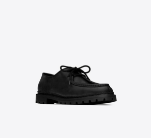 Alternative view of Giày Saint Laurent Malo Derbies In Smooth Leather 'Black'
