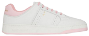 Giày Saint Laurent SL 61 Low Top In Grained Leather 'White Baby Pink'