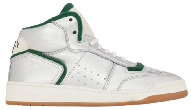 Giay Saint Laurent SL 80 Mid-top 'Silver Green' 69079708C608186