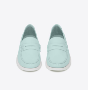 Giay Saint Laurent Le Loafer Monogram 'Baby Blue' 692224AAAIH4803