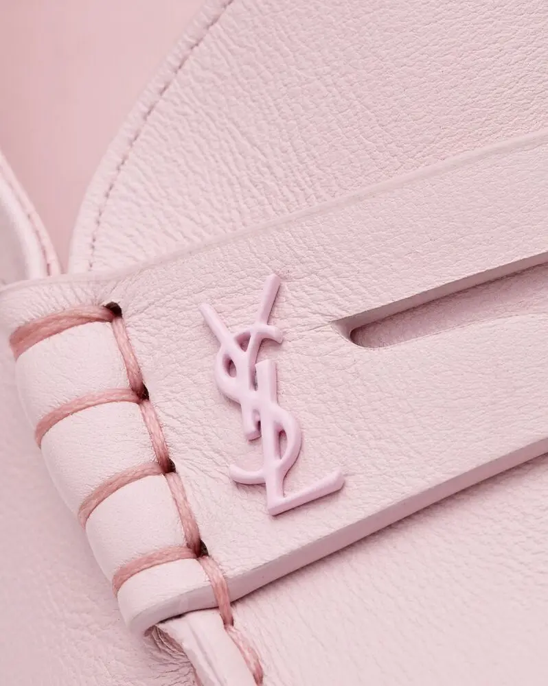 Giay Saint Laurent Le Loafer Monogram 'Baby Pink' 692224AAAIH5915