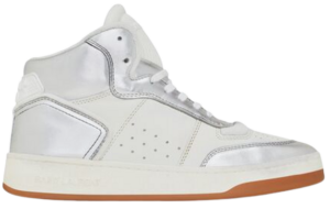 Giay Saint Laurent SL 80 Mid-top 'Silver' 711250AAAWS1047