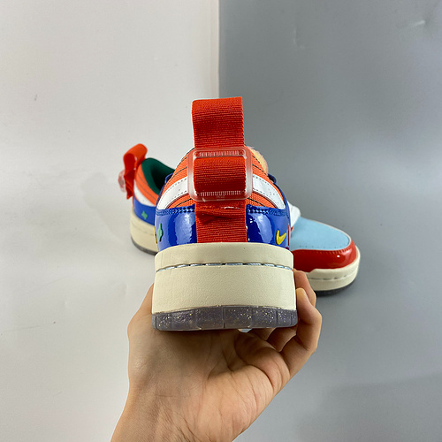 Giày Nike SB Dunk Low 'Disrupt Kid At Heart Orange Blue Red' DJ5063-414 - Ảnh 13