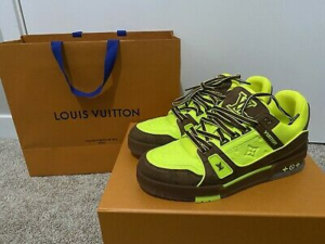 Alternative view of Giày Louis Vuitton Trainer 'Neon Brown' 1A8Z6I