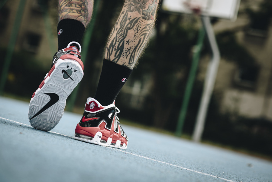 Giày Nike Air More Uptempo 'Bulls' 2021 921948-600 - Ảnh 4