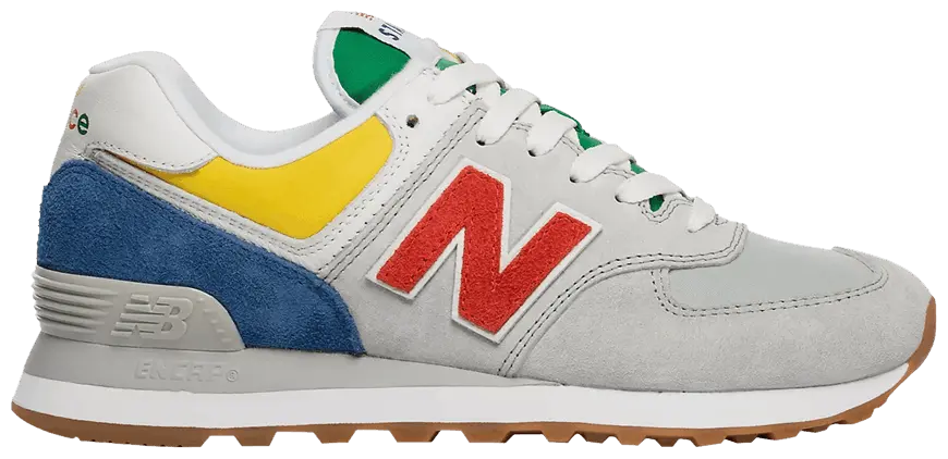 Giày New Balance STAUD x 574 'Rain Cloud Team Red' ML574ST