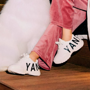 Giay MLB BigBall Chunky P Mega NY 'White Black' 3ASHC2B2N-50WHS