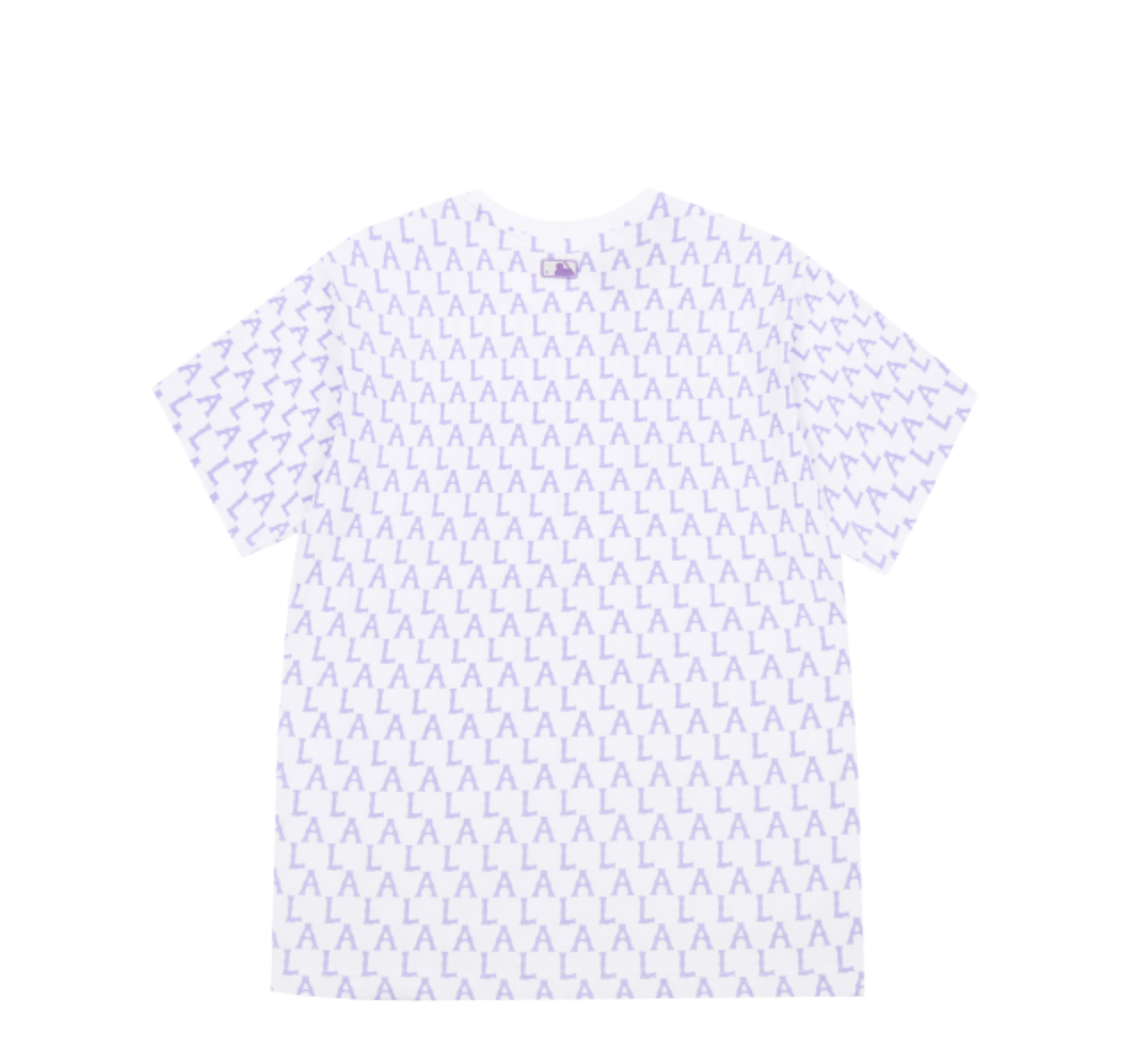 Alternative view of Áo MLB Monogram All Over Over Fit Short Sleeve Purple 31TSM1131-07V