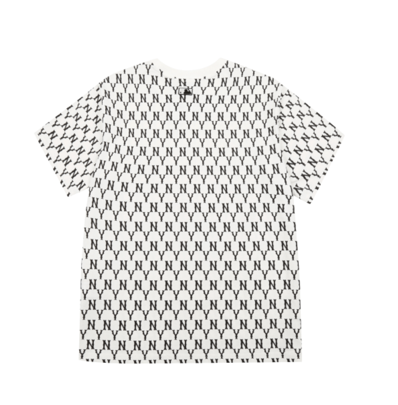 Alternative view of Áo MLB Monogram All Over Over Fit Short Sleeve White 31TSM1131-50B