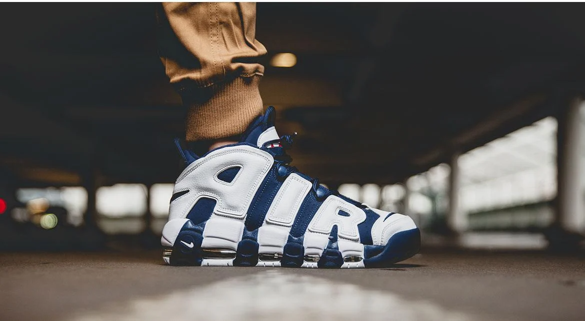 Giày Nike Air More Uptempo 2020 'Olympic' 414962-104 - Ảnh 2