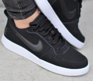 Alternative view of Giày Nike Court Borough Low Black White 844905-001