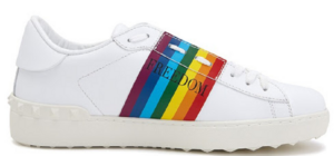 Giày Valentino Rainbow Open Sneaker In White RY2S0830 ZAN GU8