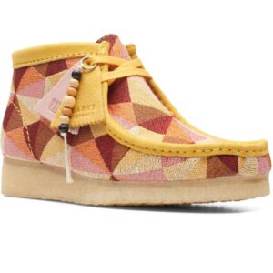 Giay Clarks Wallabee Boot 'Yellow Combination' 261-66092