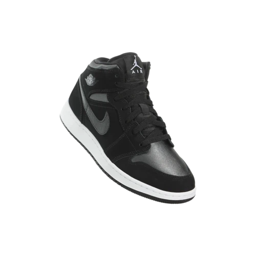 Giày Nike Air Jordan 1 Mid SE GS 'Black Anthracite' BQ6931-012 - Ảnh 10