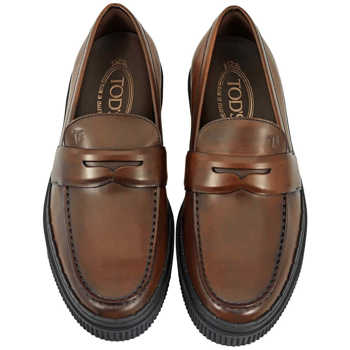 Giày Tod's Men's Brushed Leather 'Brown' XXM39A0V480D9CS80172 - Ảnh 2