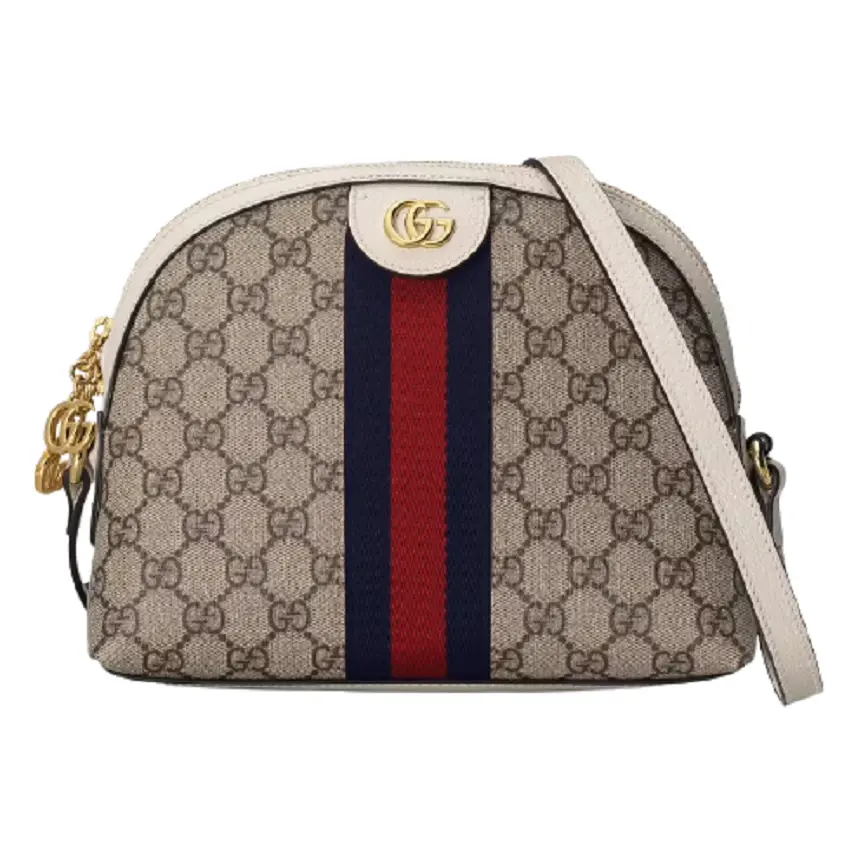 Túi Gucci Ophidia Small Shoulder Beige And White Leather 499621-K05NB-9794