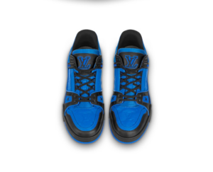 Alternative view of Giày Louis Vuitton Trainer 'Black And Blue' 1A8WF5