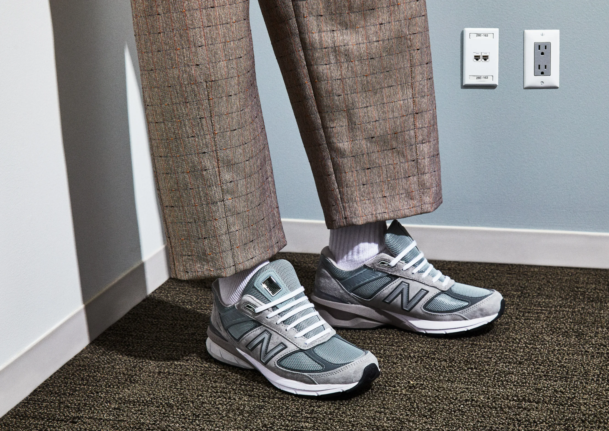 Giày New Balance 990v5 Made In USA 'Grey' M990GL5 - Ảnh 9