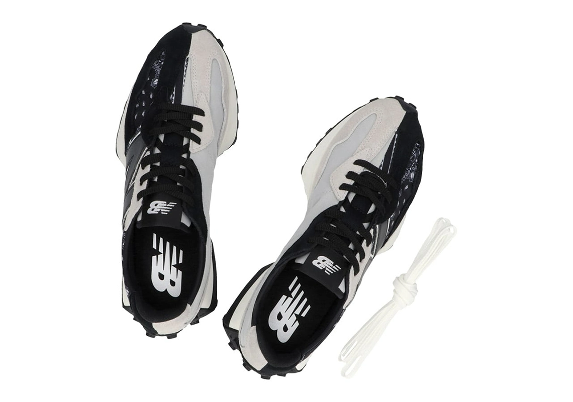 Alternative view of Giày New Balance 327 “Black Paisley” MS327DEU