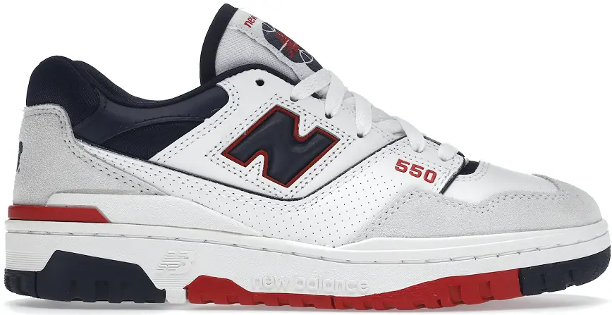 Giay New Balance 550 Premium 'White Navy Red' BB550CC1