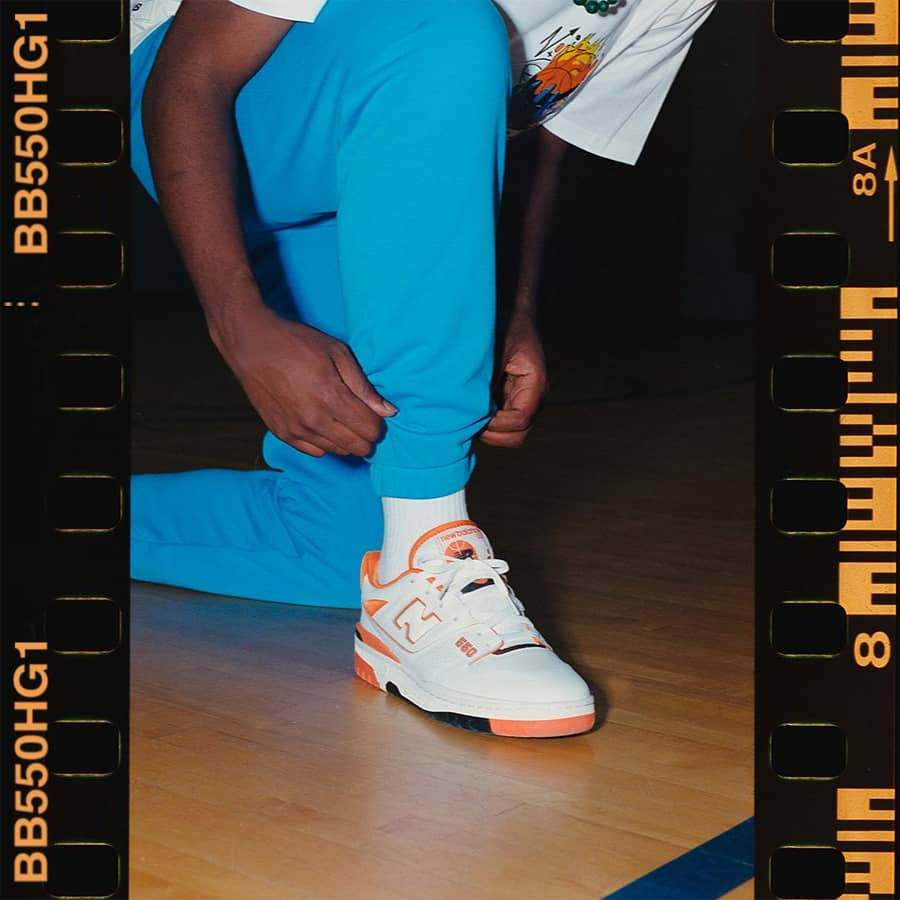 Giày New Balance 550 'Varsity Orange' BB550HG1 - Ảnh 3