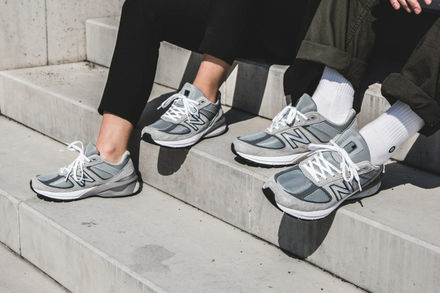 Giày New Balance 990v5 Made In USA 'Grey' M990GL5 - Ảnh 8