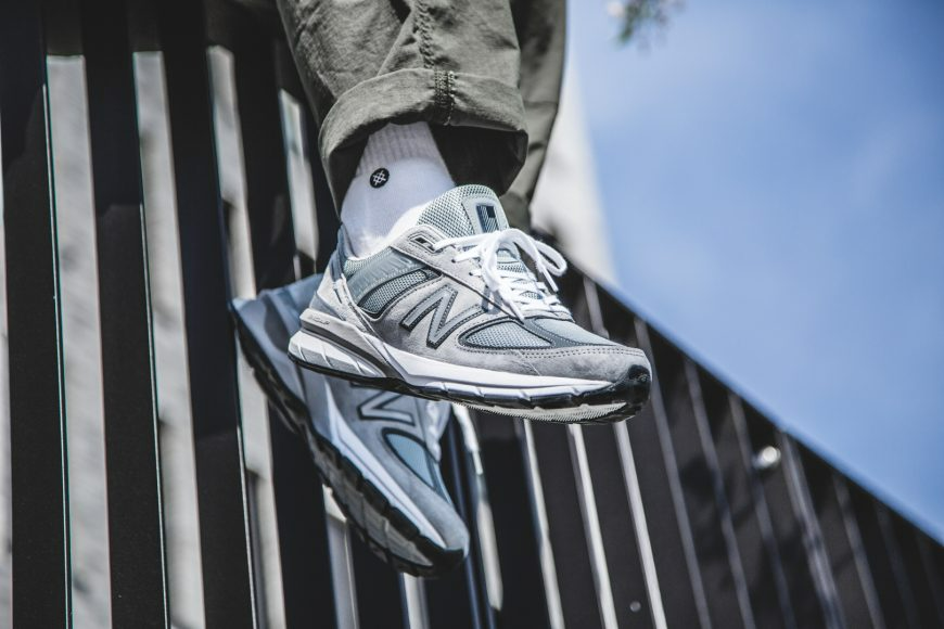 Giày New Balance 990v5 Made In USA 'Grey' M990GL5 - Ảnh 6