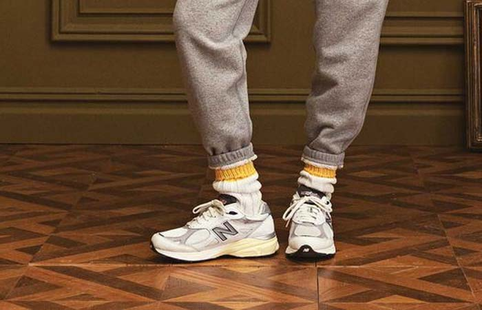 Giày New Balance 990v3 'MiUSA Sea Salt' M990AL3 - Ảnh 7