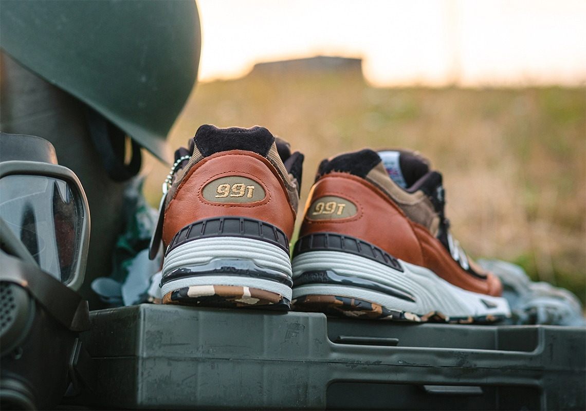 Giày New Balance 991 'Camo Pack' M991SOP - Ảnh 5