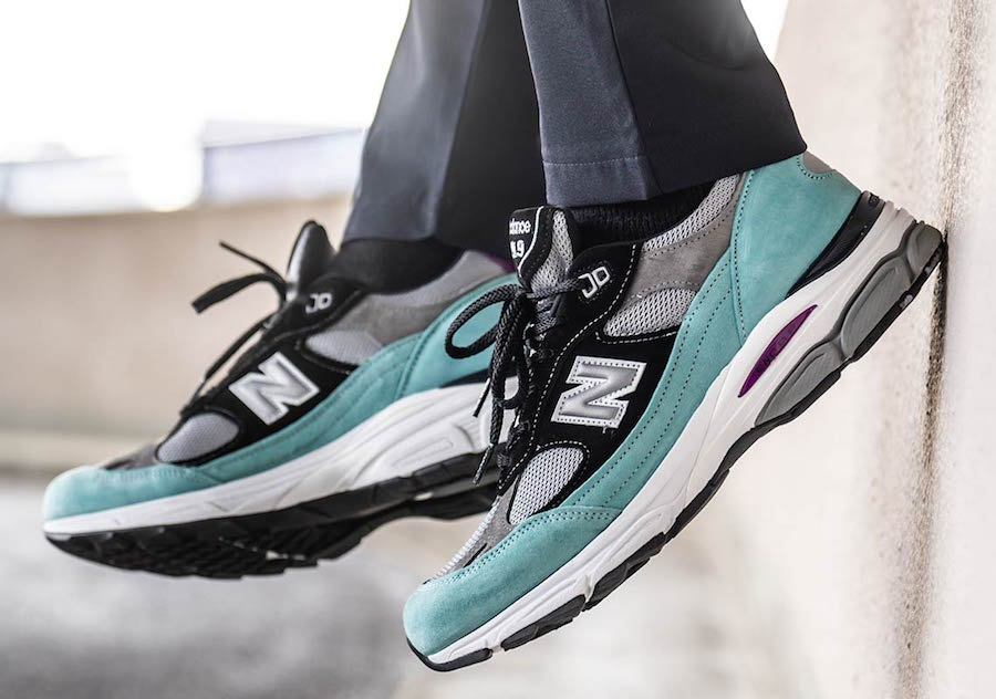 Giày New Balance 991.9 Made In UK 'Light Tidepool' M9919EC - Ảnh 7