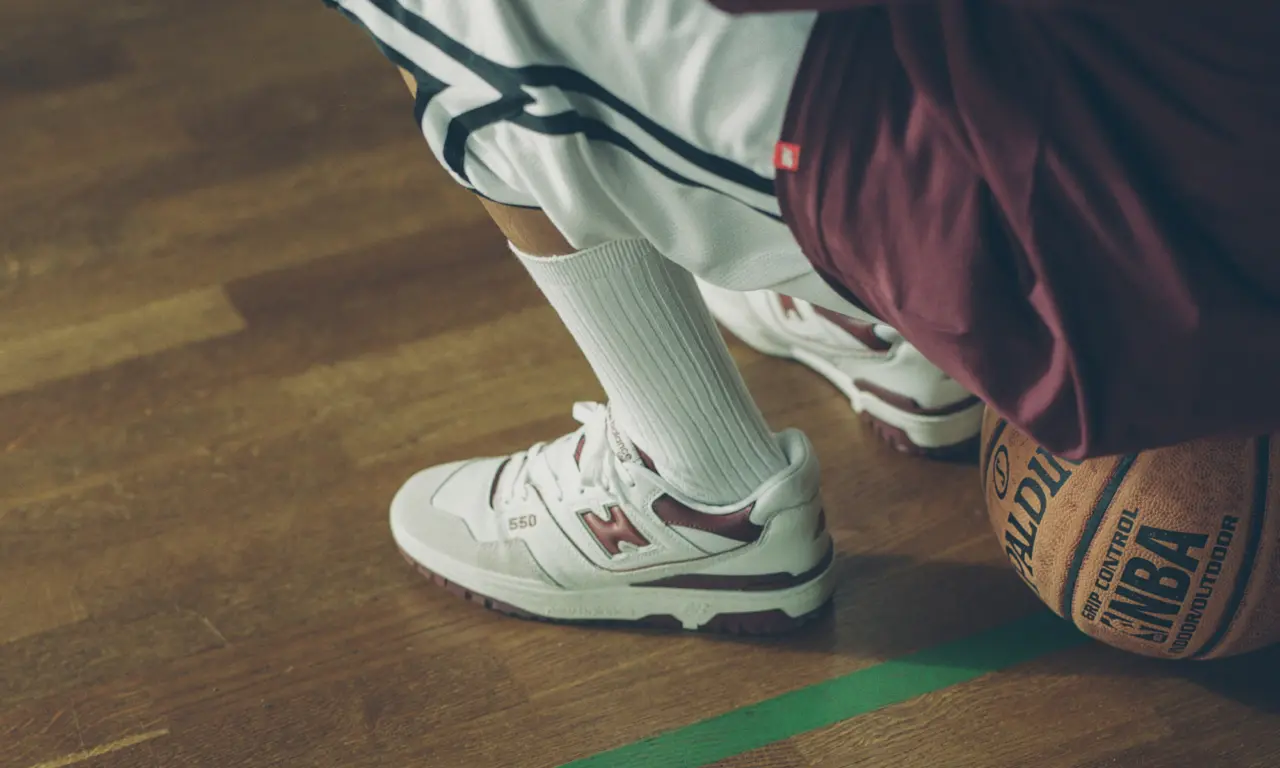 Alternative view of Giày New Balance 550 'Burgundy' BB550LI1