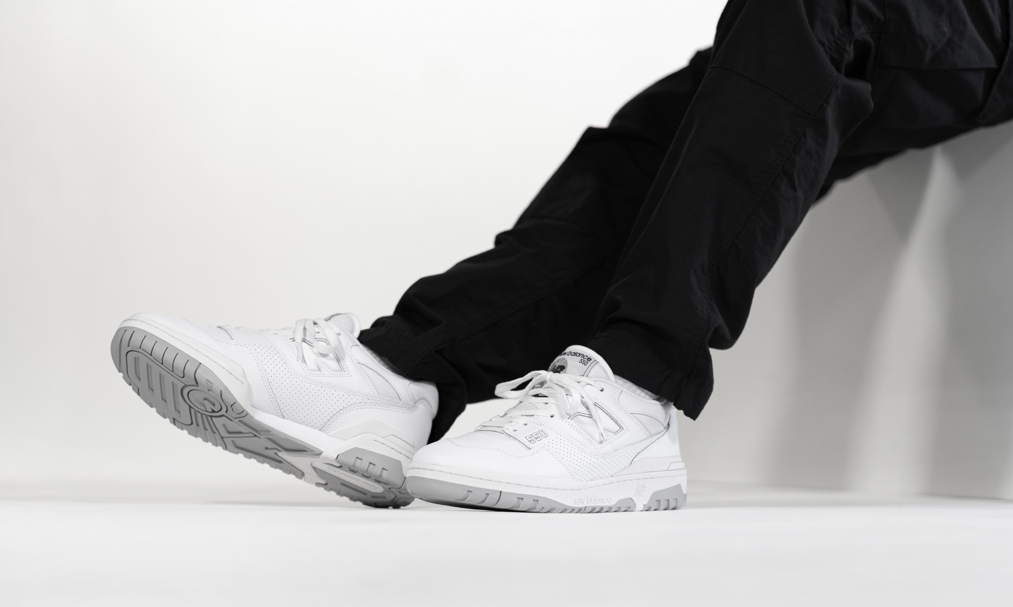 Giày New Balance 550 'White Grey' BB550PB1 - Ảnh 9